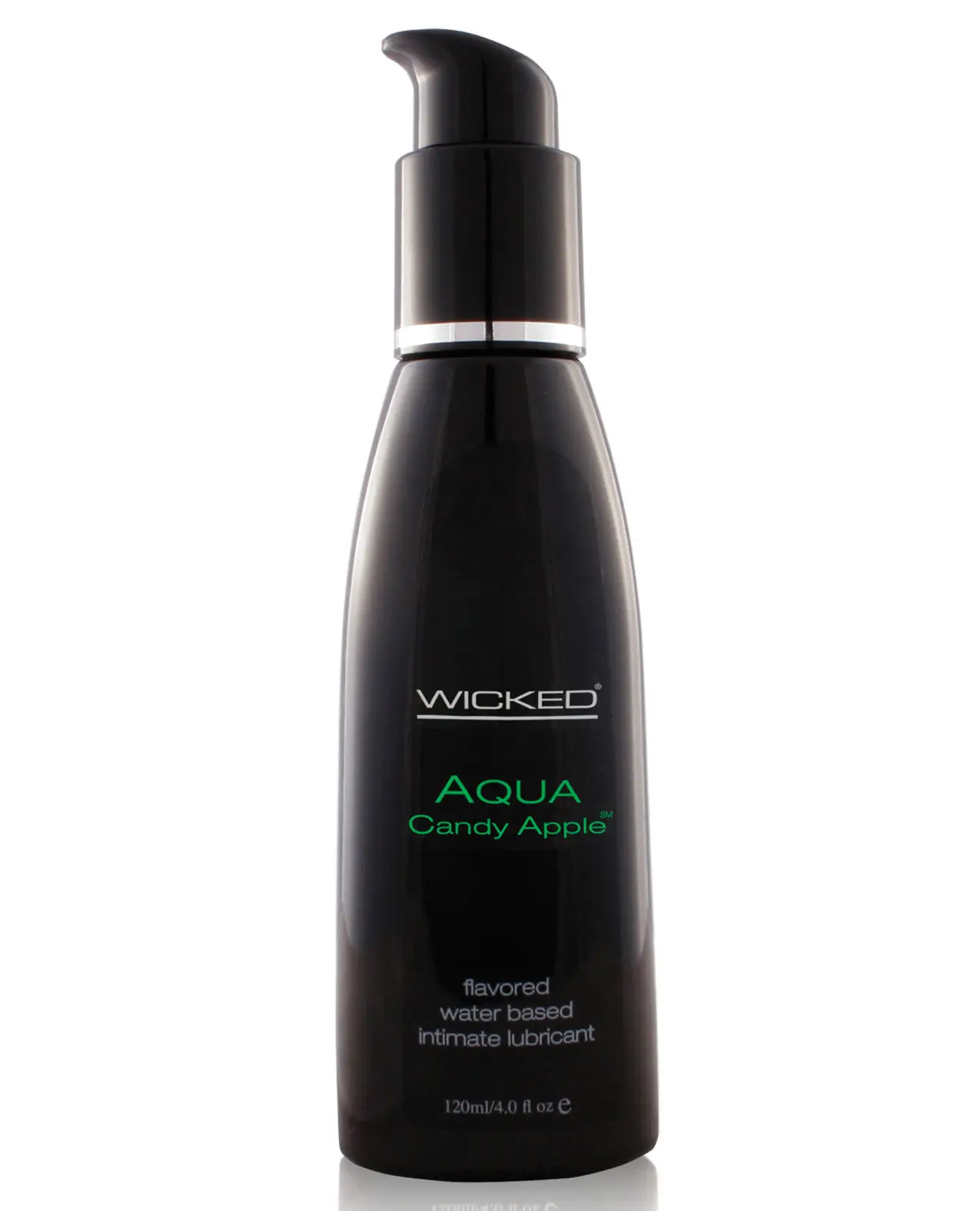 Wicked Sensual Care Aqua Water Based Lubricant - 4 oz Candy Apple - Image 2