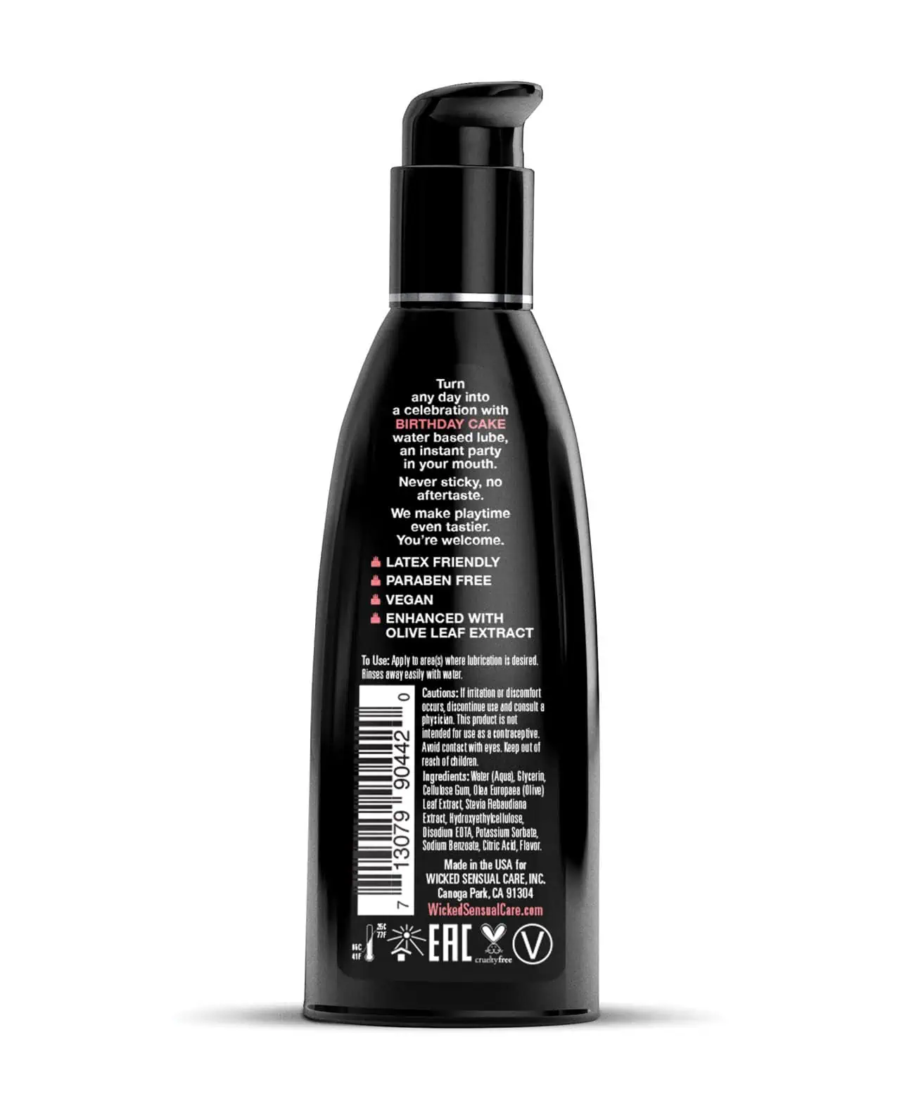 Wicked Aqua Birthday Cake Lube 2oz - Image 3