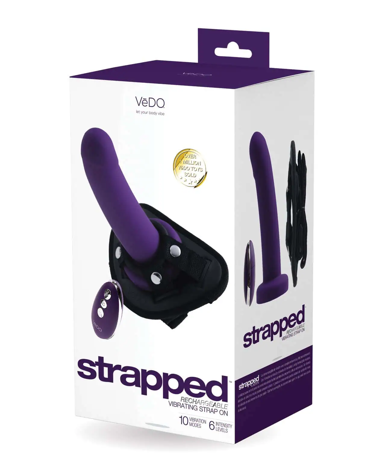 Strapped Recharge Vibe Strap On Purple - Image 3