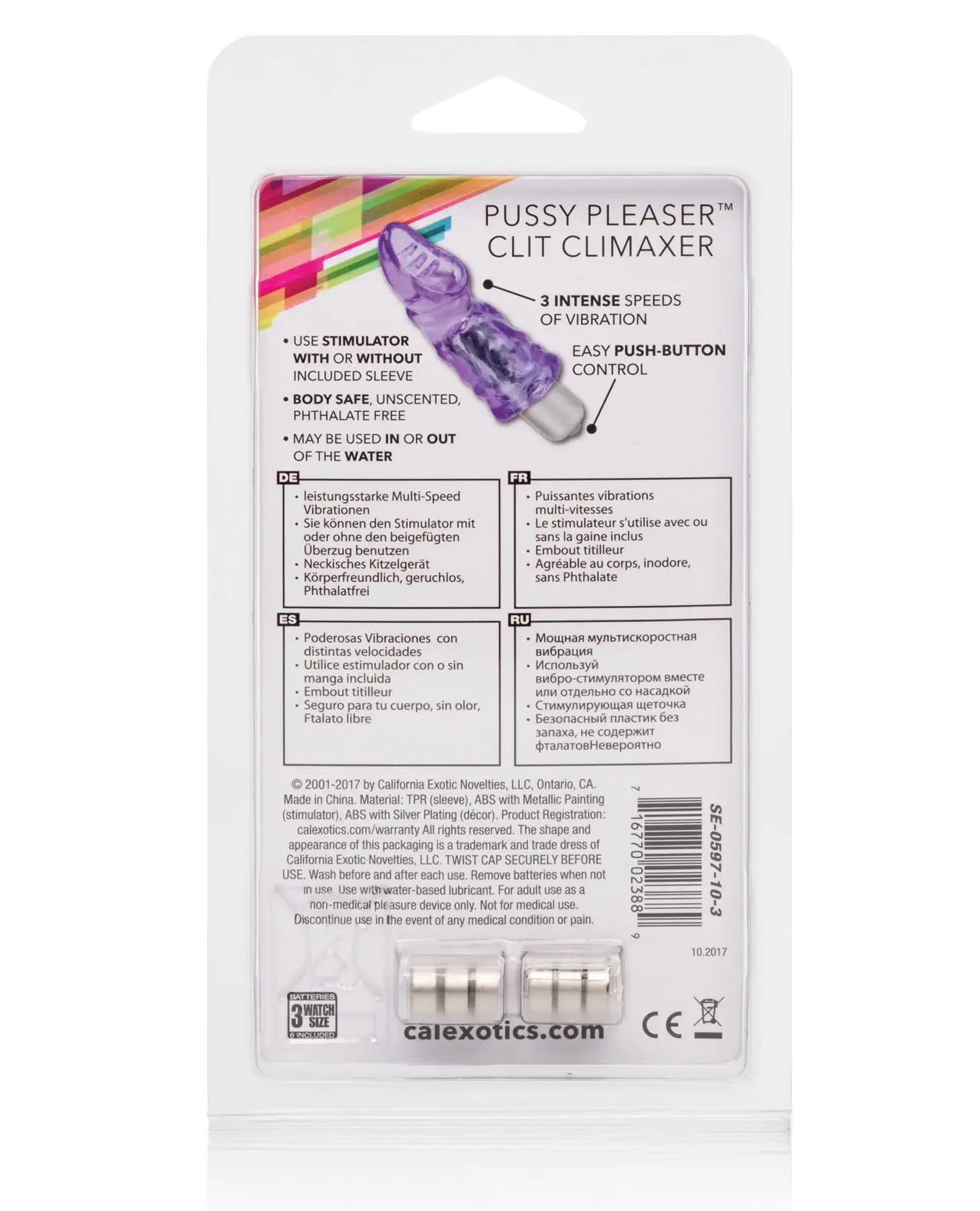 Pussy Pleaser Clit Climaxer - Purple - Image 4