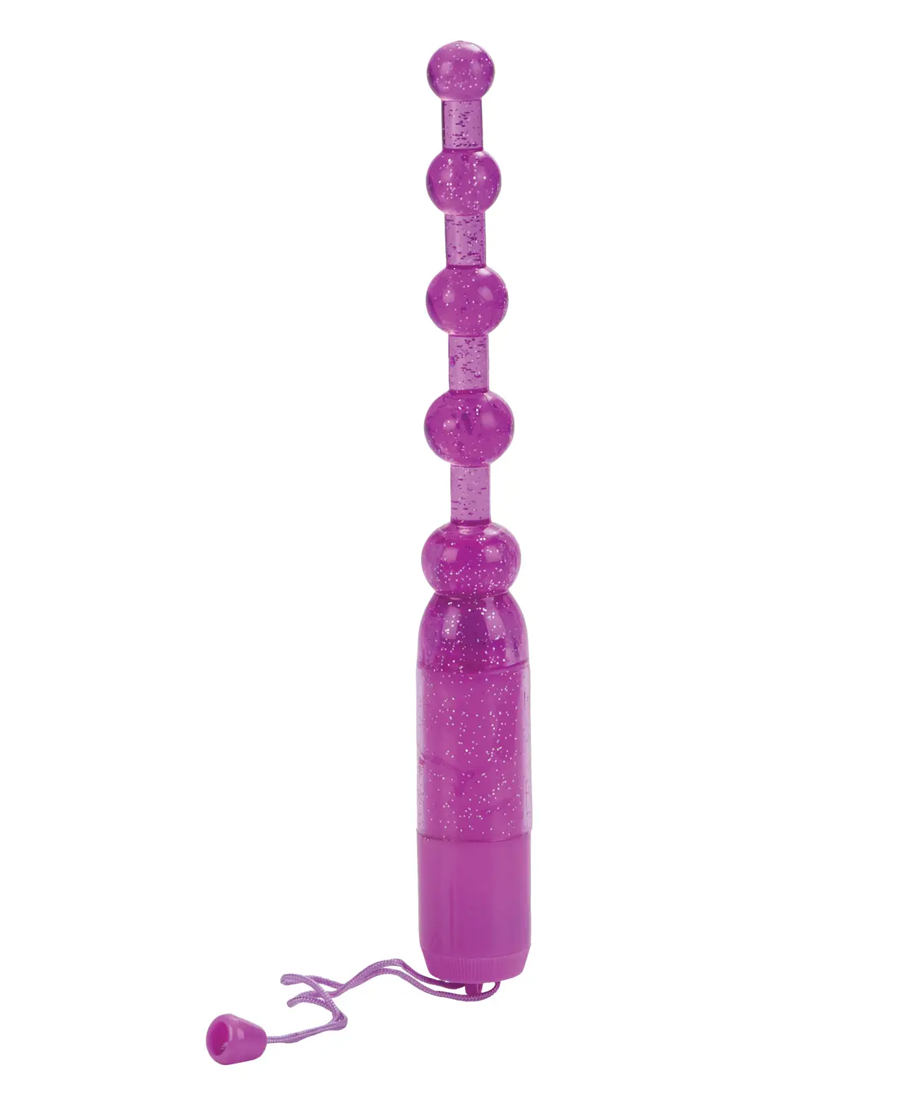 Vibrating Pleasure Beads Waterproof - Purple - Image 5