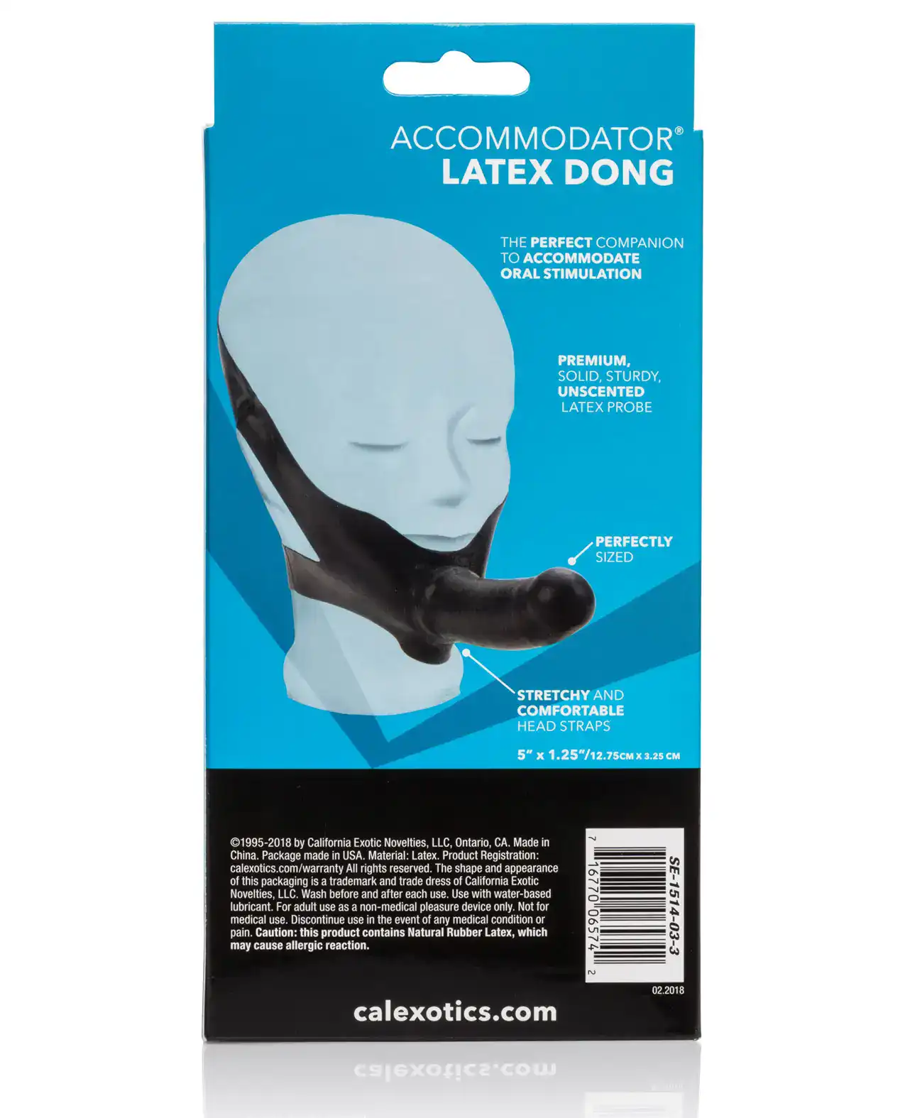 Accommodator Latex Dong - Black - Image 2