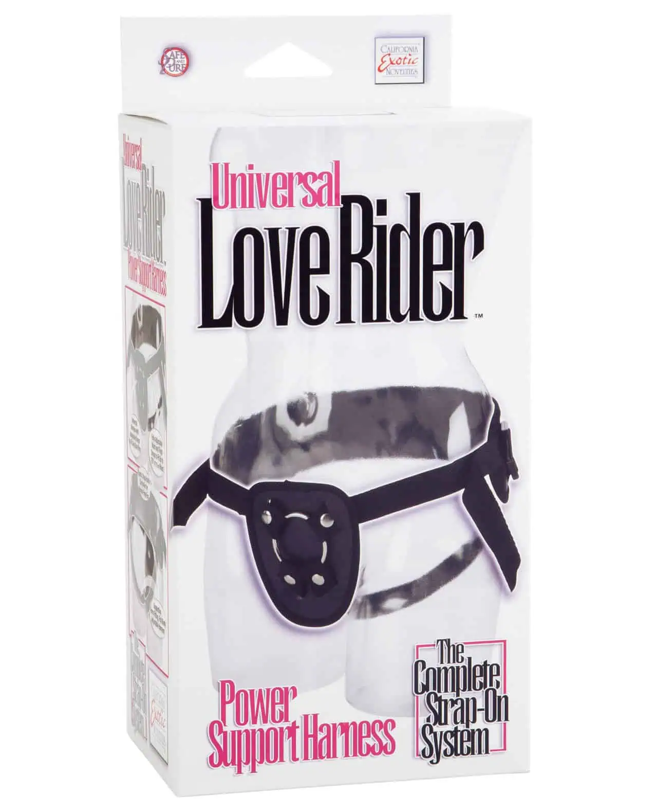 Love Rider Universal Power Support Harness - Black - Image 3