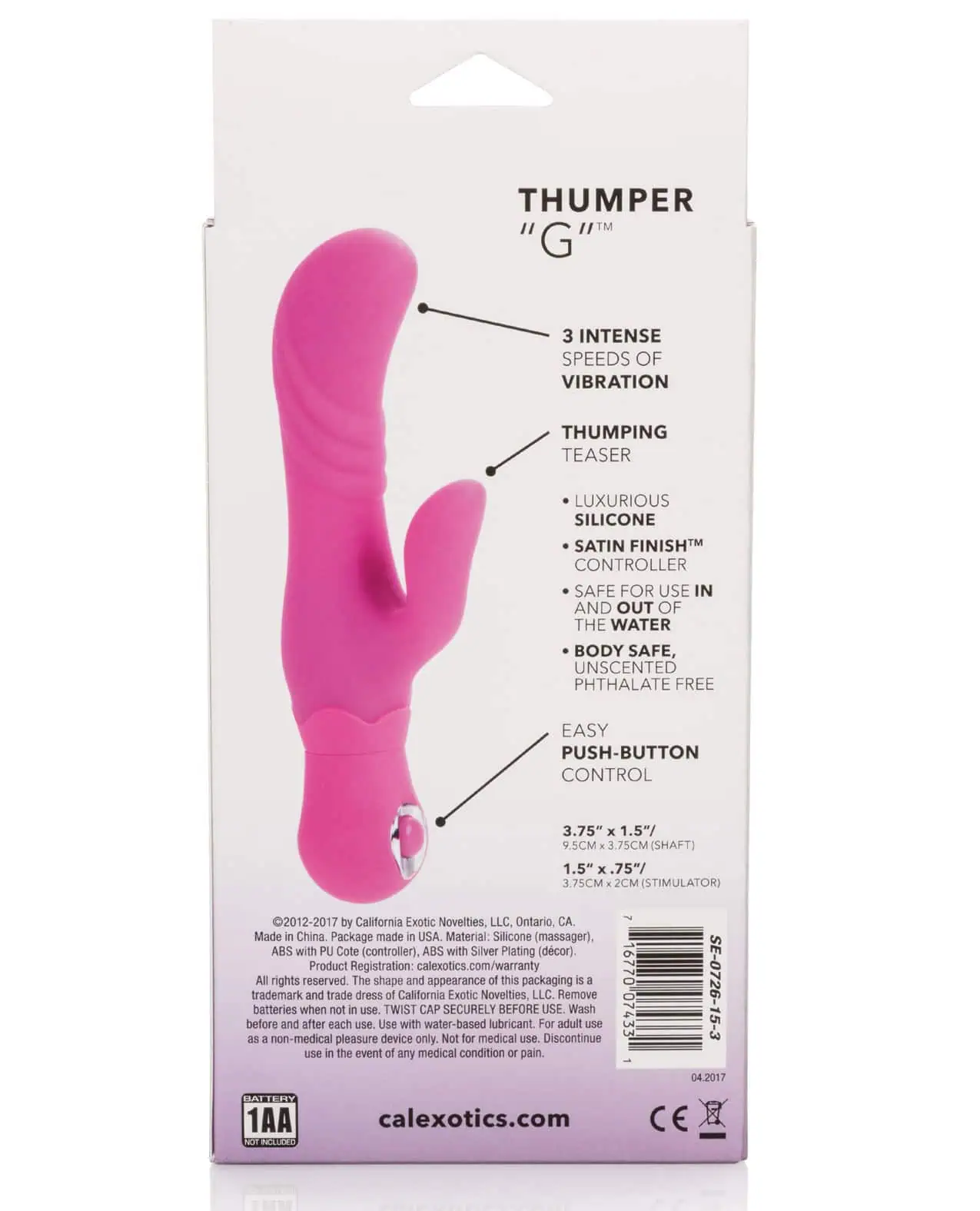 Posh Silicone Thumper G - Pink - Image 4