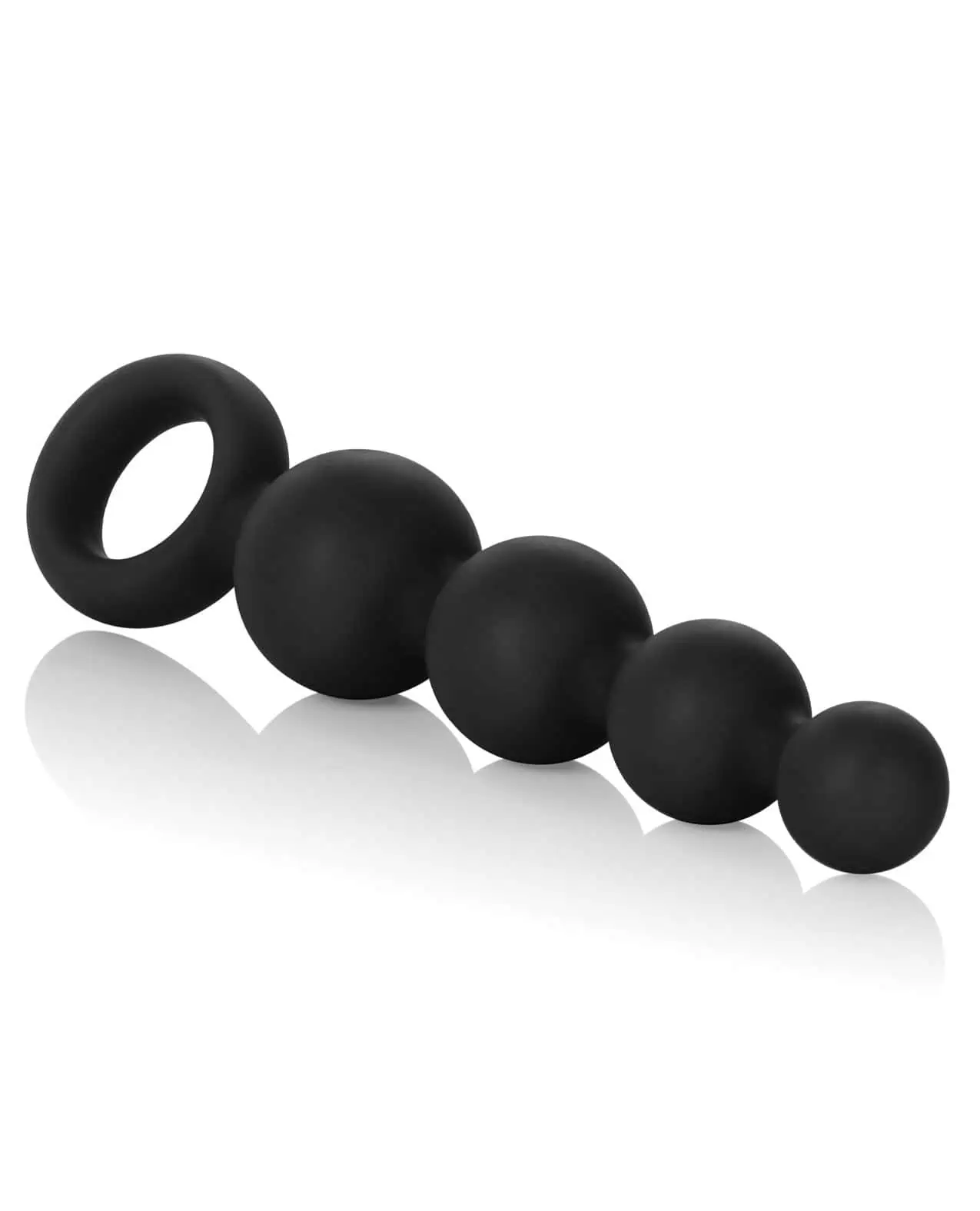 Calexotics Silicone Booty Beads - Black - Image 6