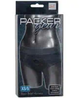 Packer Gear Brief Harness XS/S - Black - Image 3