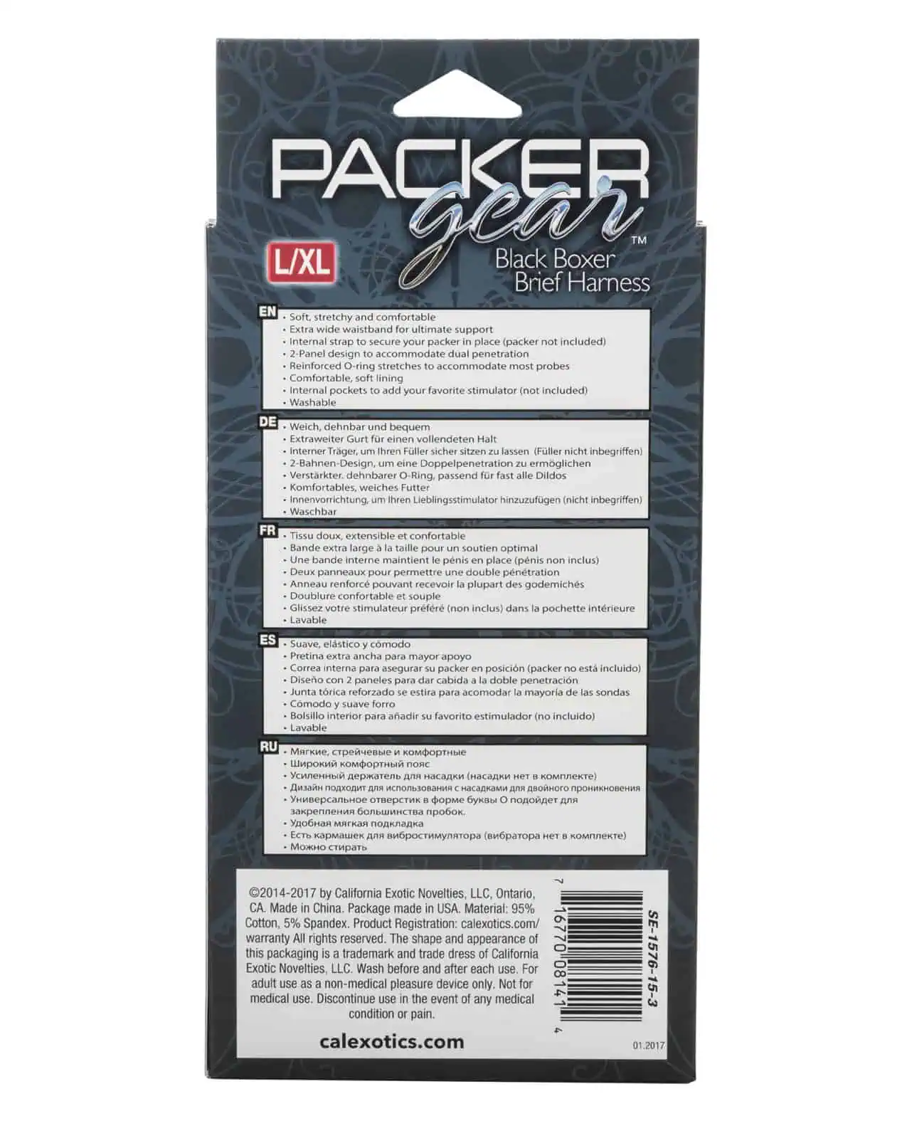Packer Gear Boxer Harness L/XL - Black - Image 4