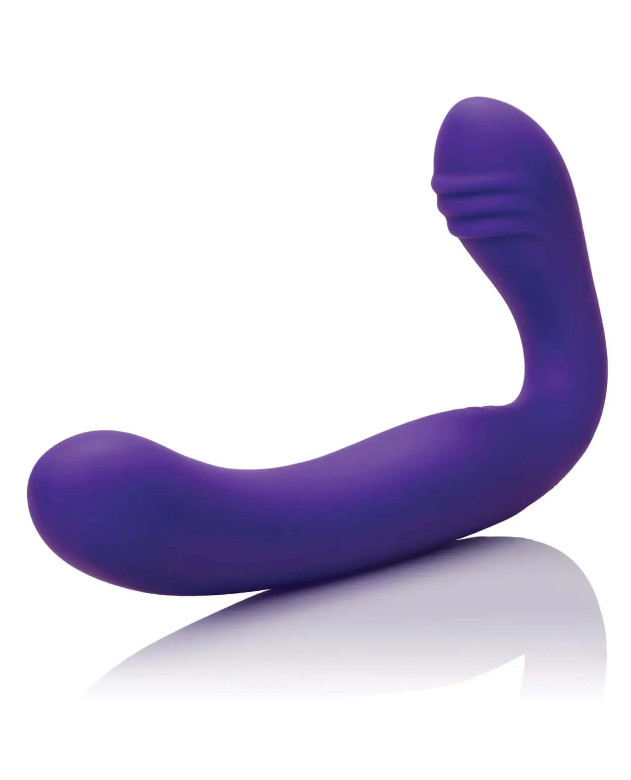 Love Rider Rechargeable Strapless Strap On - Purple - Image 3