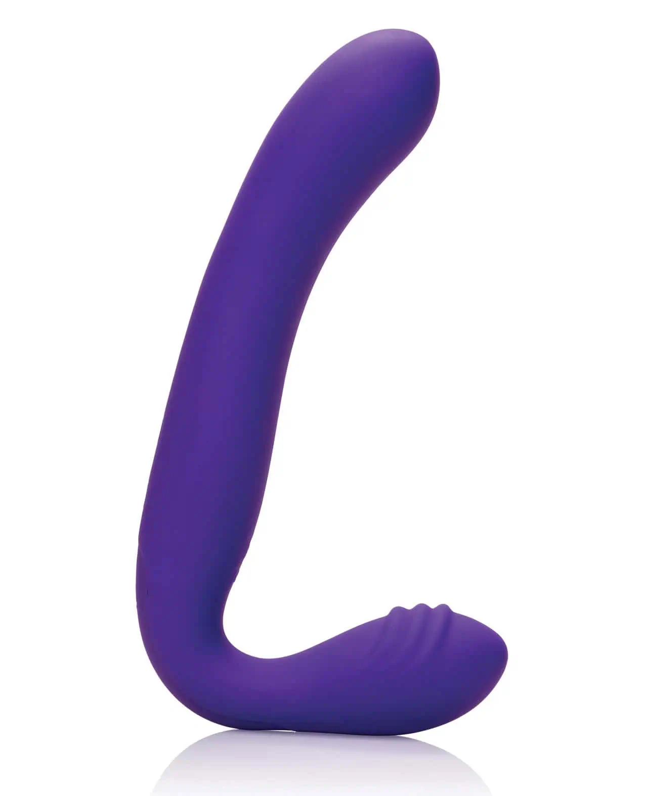 Love Rider Rechargeable Strapless Strap On - Purple - Image 4