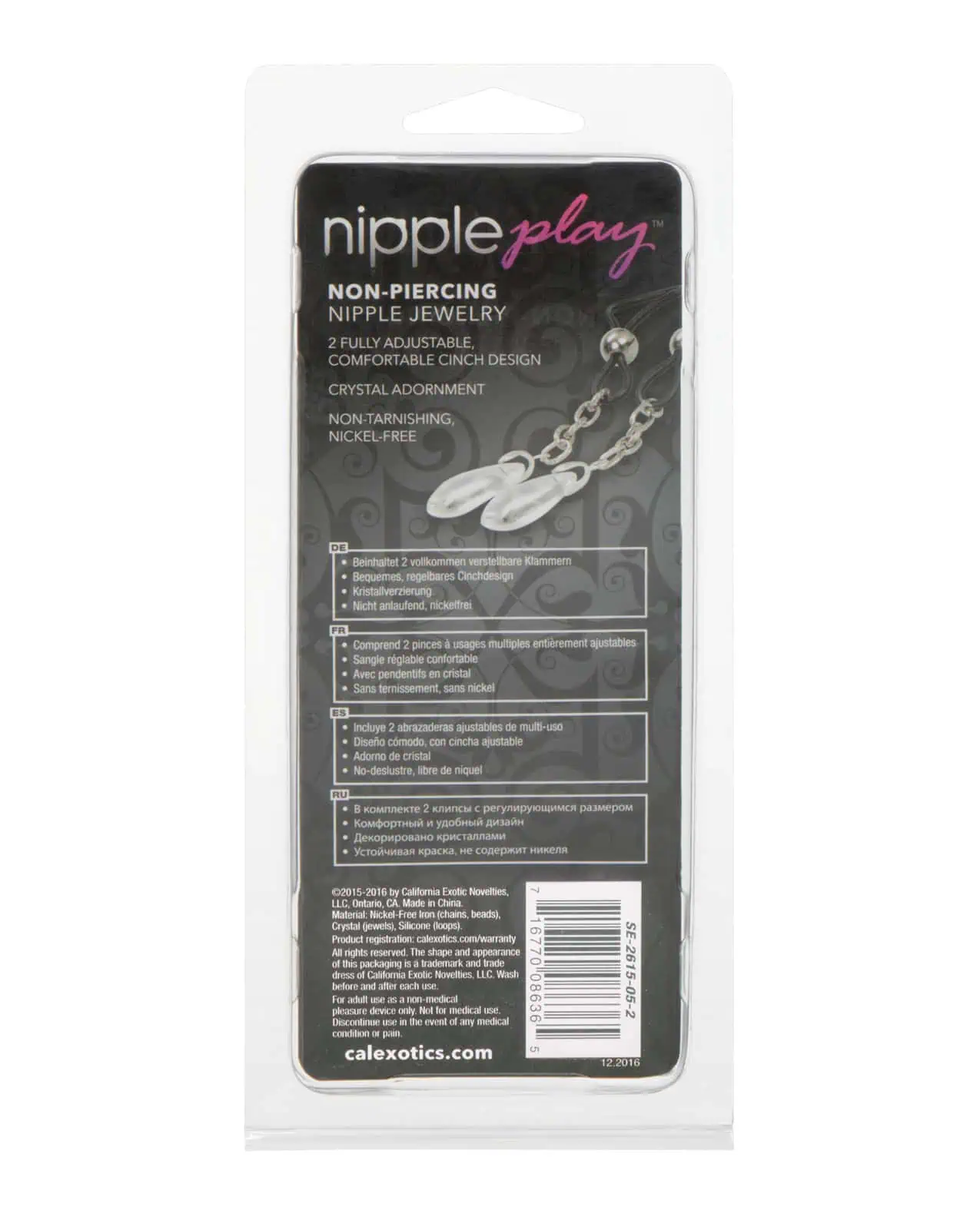 Nipple Play Non-Piercing Nipple Jewelry - Crystal - Image 4