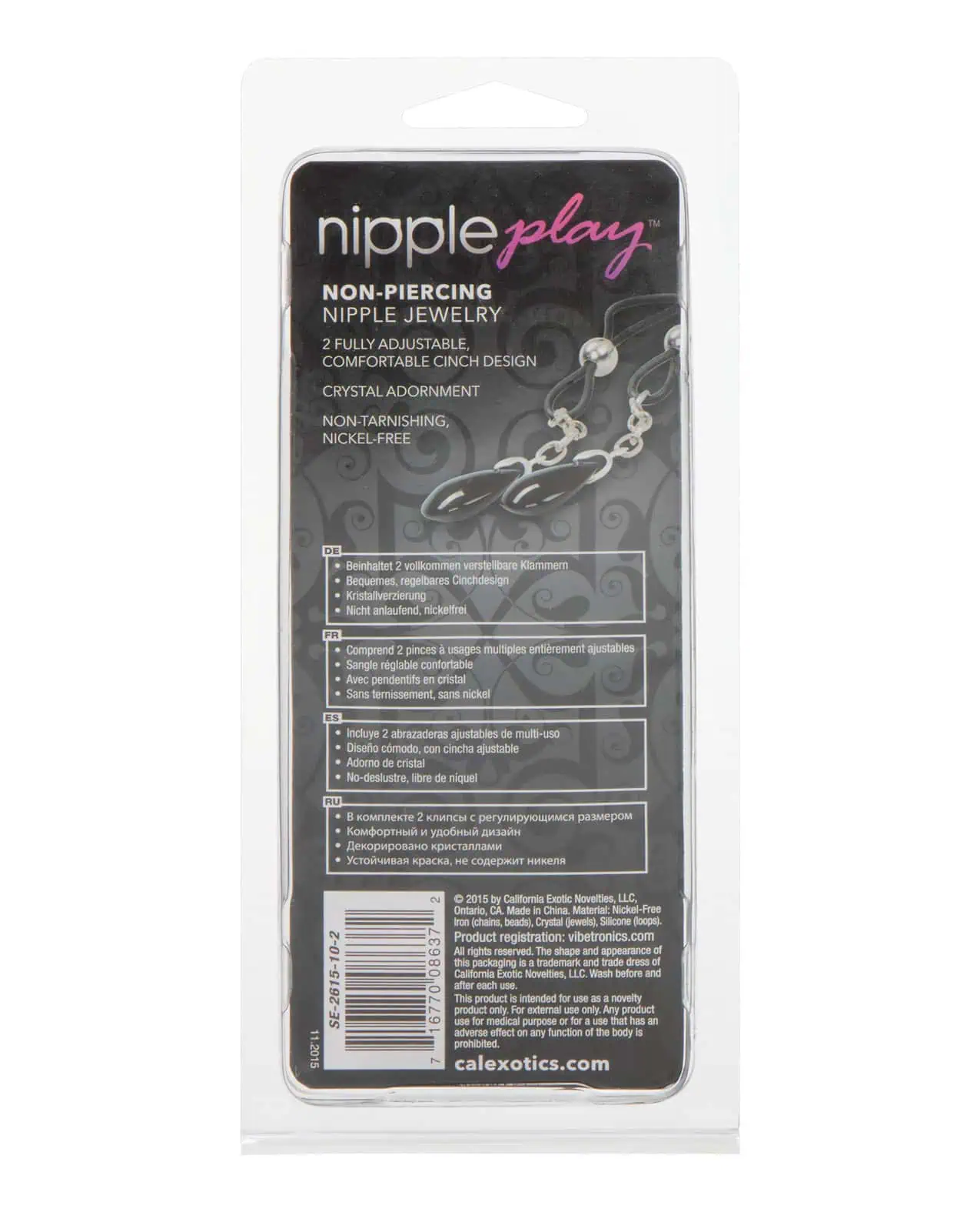 Nipple Play Non-Piercing Nipple Jewelry - Onyx - Image 4