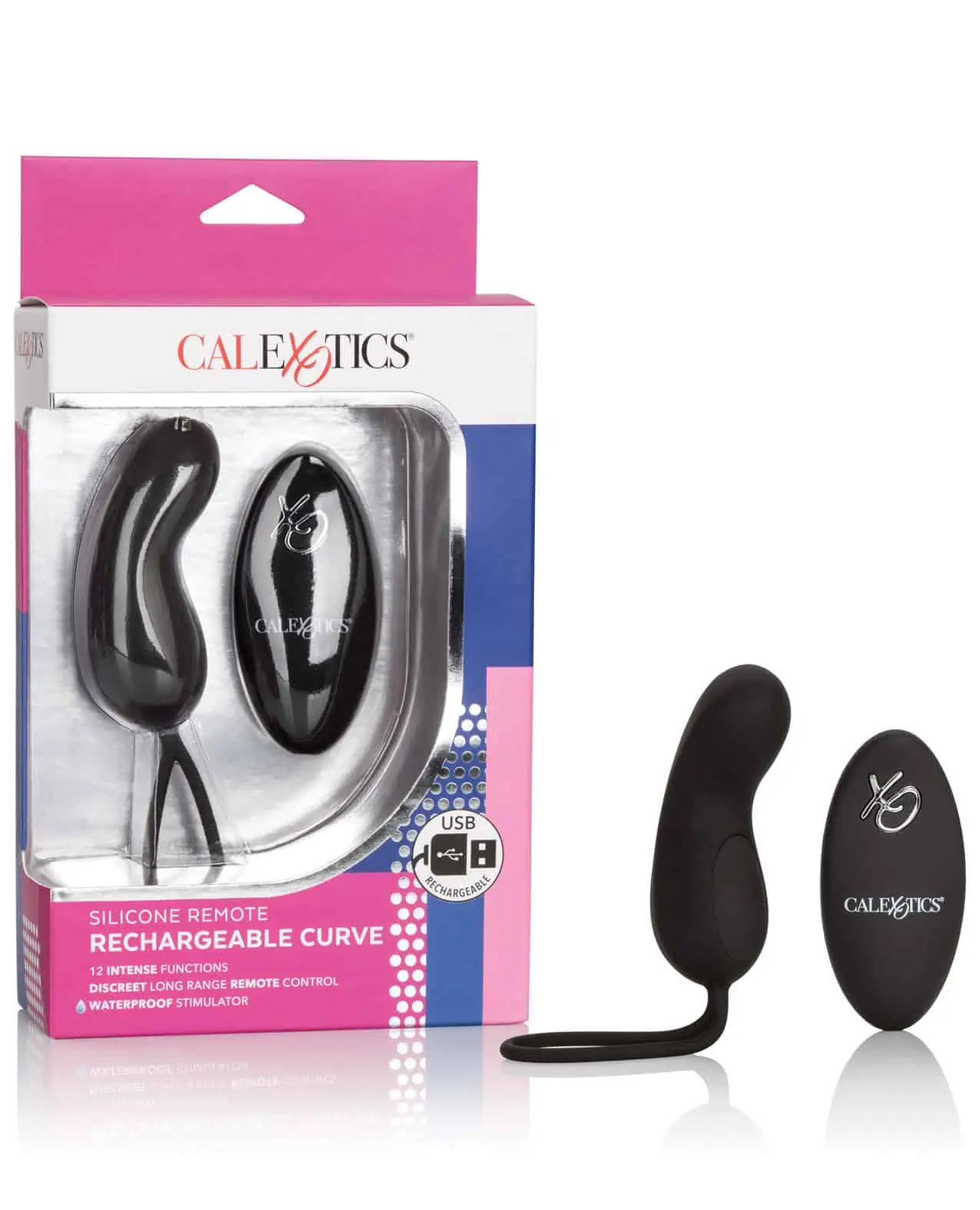 Silicone Remote Rechargeable Curve Bullet - Image 3