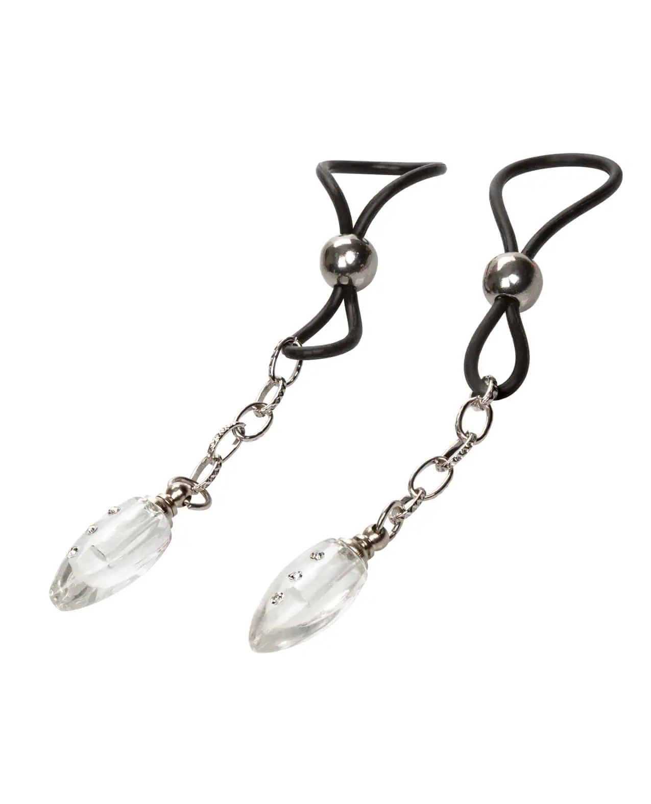 Nipple Play Non-Piercing Nipple Jewelry Crystal Teardrop - Image 6