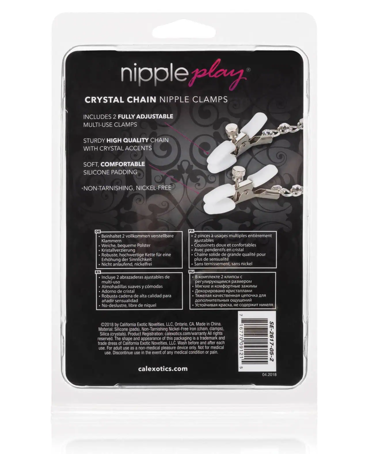Nipple Play Crystal Nipple Clamps - Image 4