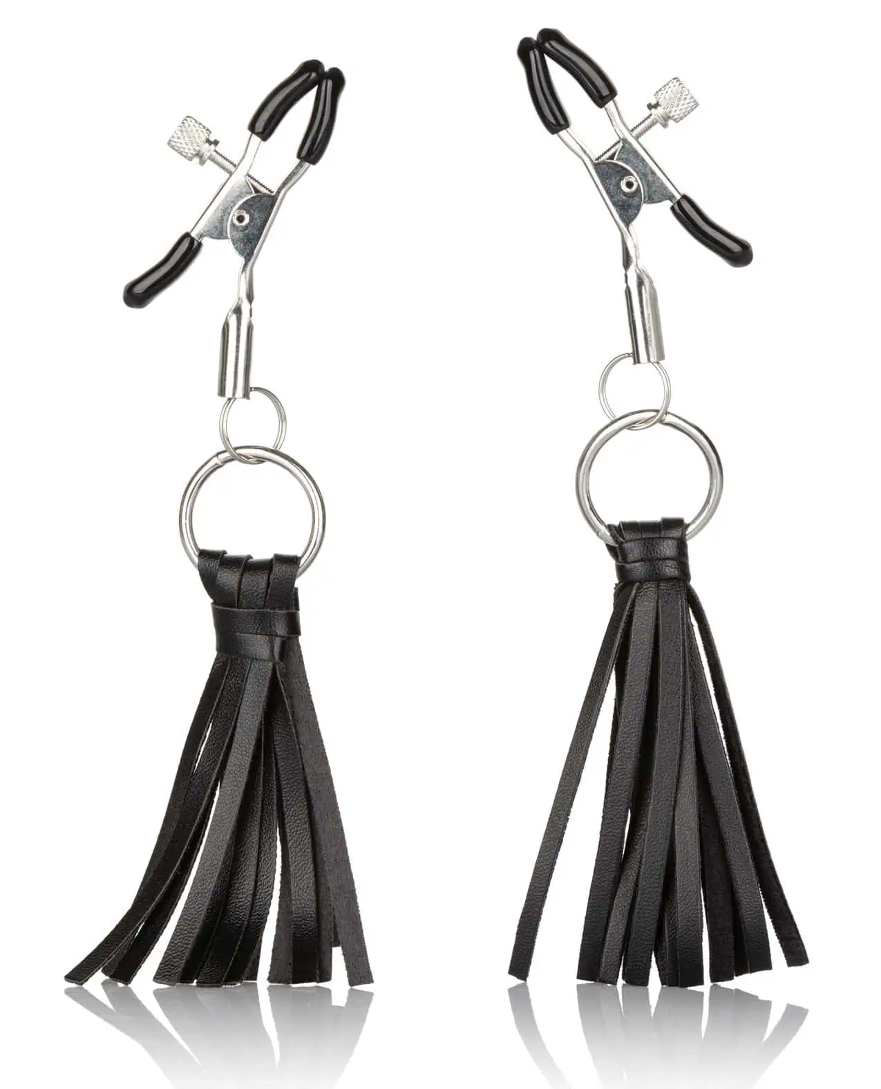 Nipple Play Playful Tassels Nipple Clamps - Black - Image 6