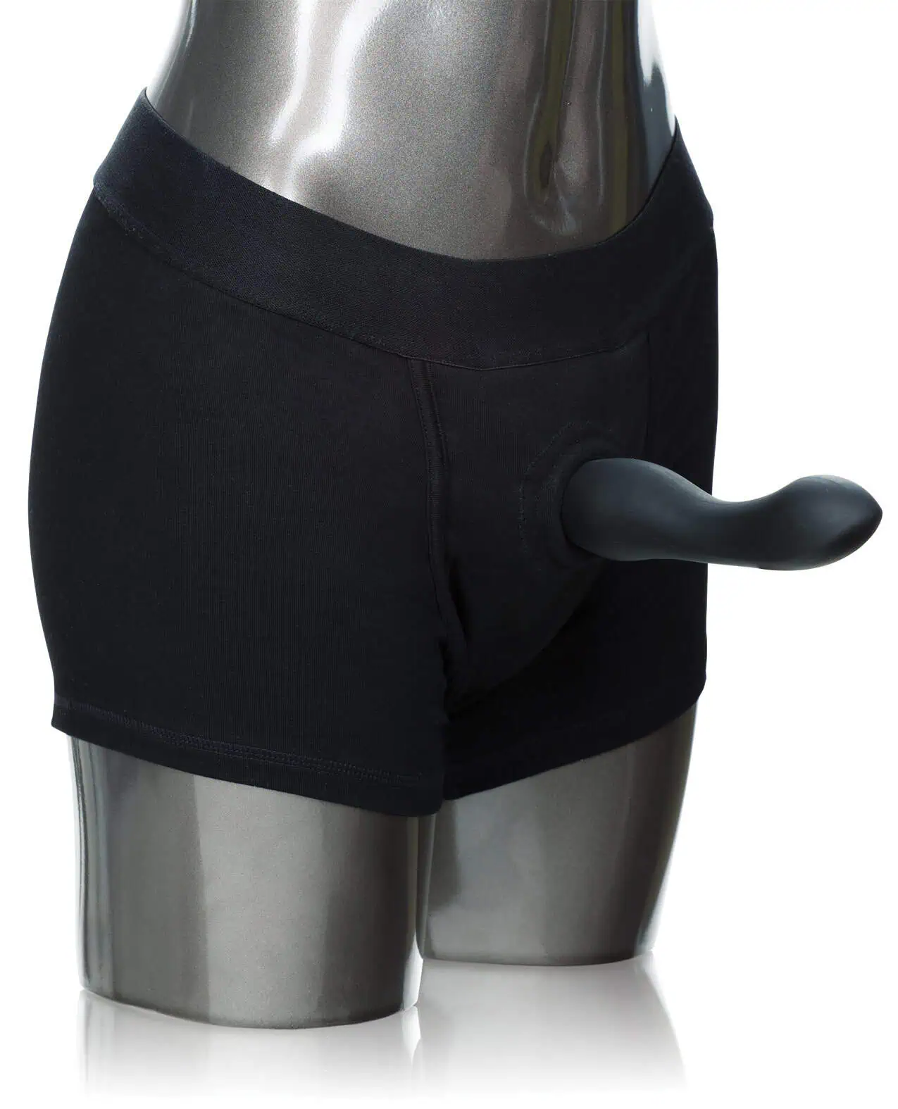 Packer Gear Boxer Brief Harness XL/2XL - Black - Image 6