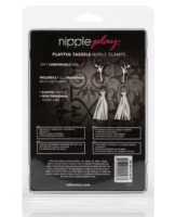 Nipple Play Playful Tassels Nipple Clamps - Silver - Image 2