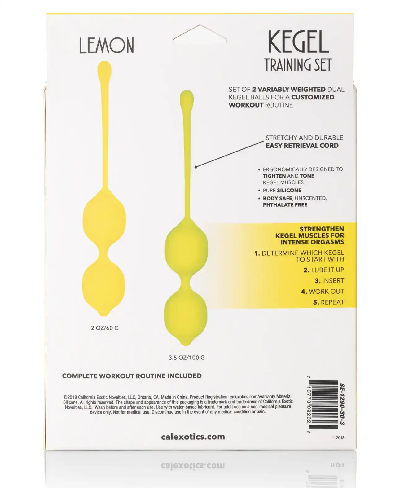 Kegel Training Set - Lemon - Image 2