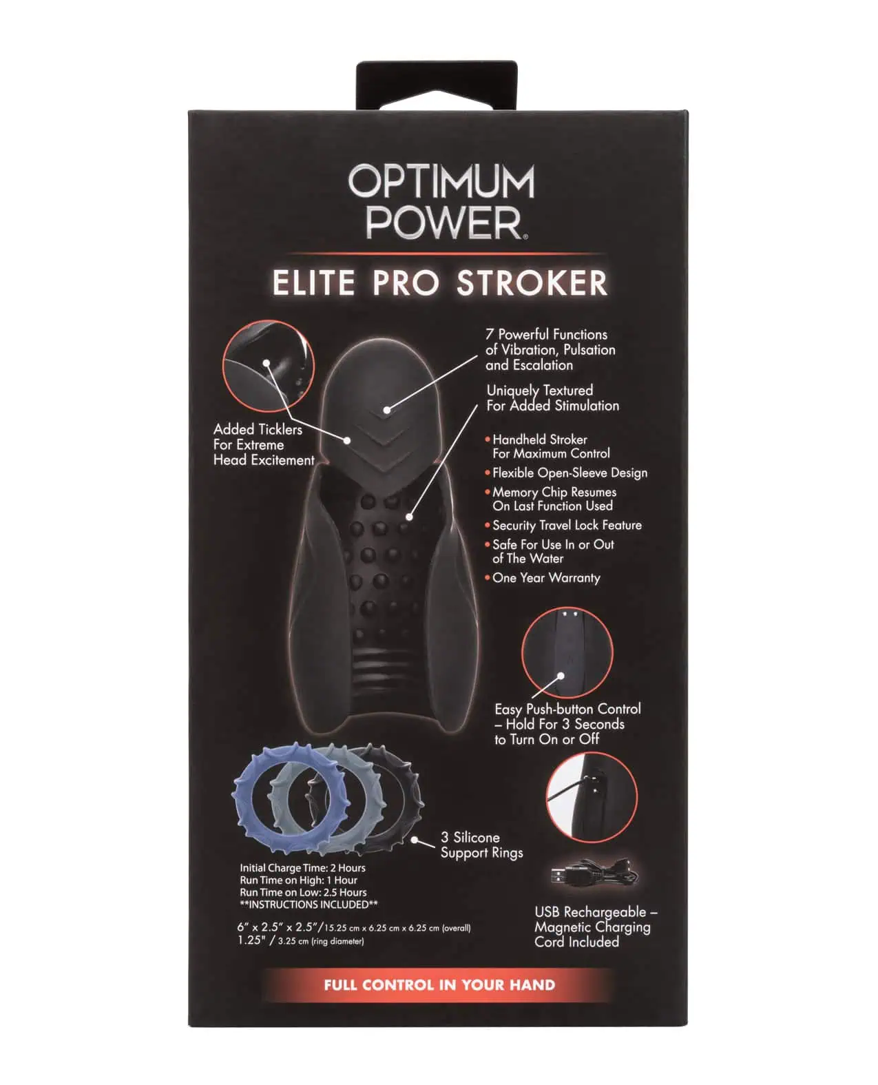 Optimum Power Eilite Pro Stroker Black - Image 4