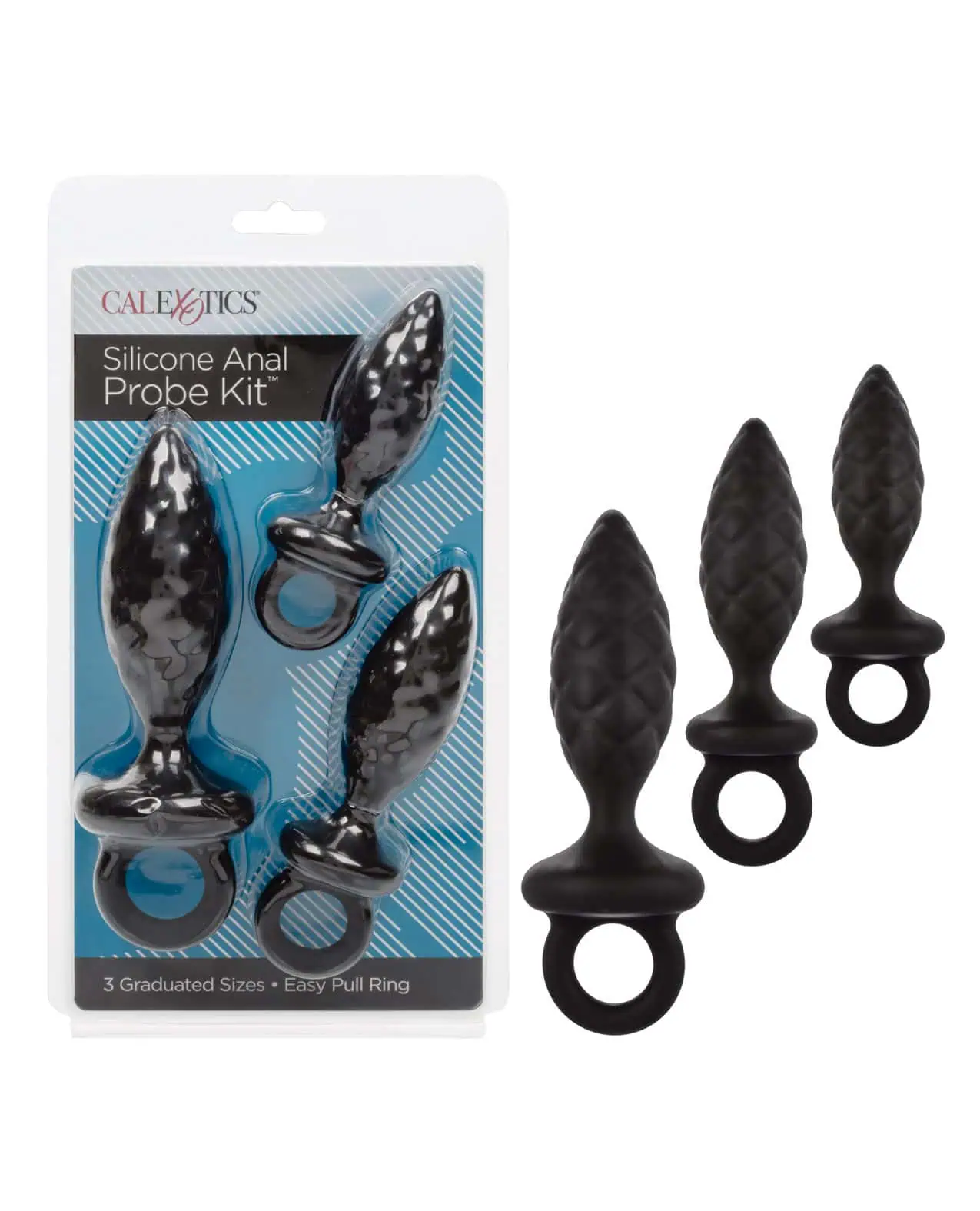 Silicone Anal Probe Kit Black - Image 3