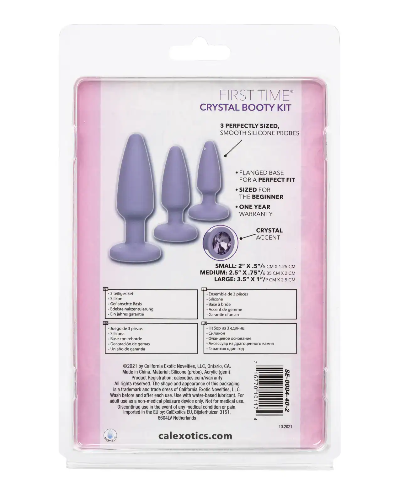First Time Crystal Booty Kit - Purple - Image 2