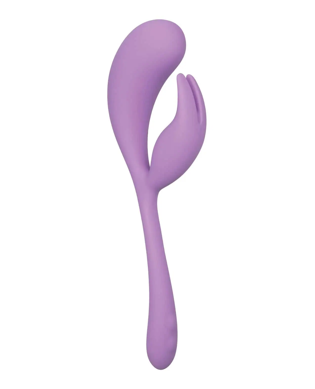 Elle Liquid Silicone Dual Flicker - Purple - Image 3
