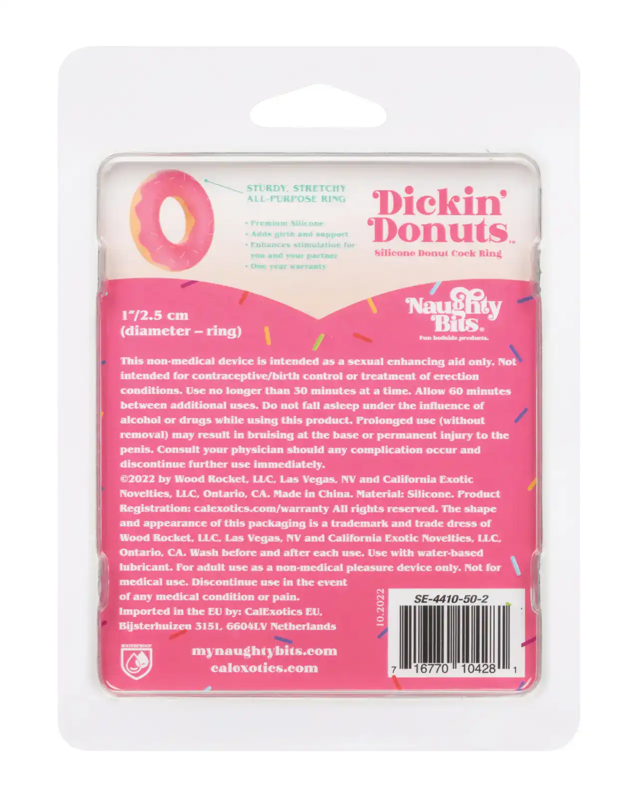 Dickin' Donuts Silicone Donut Cock Ring - Image 2