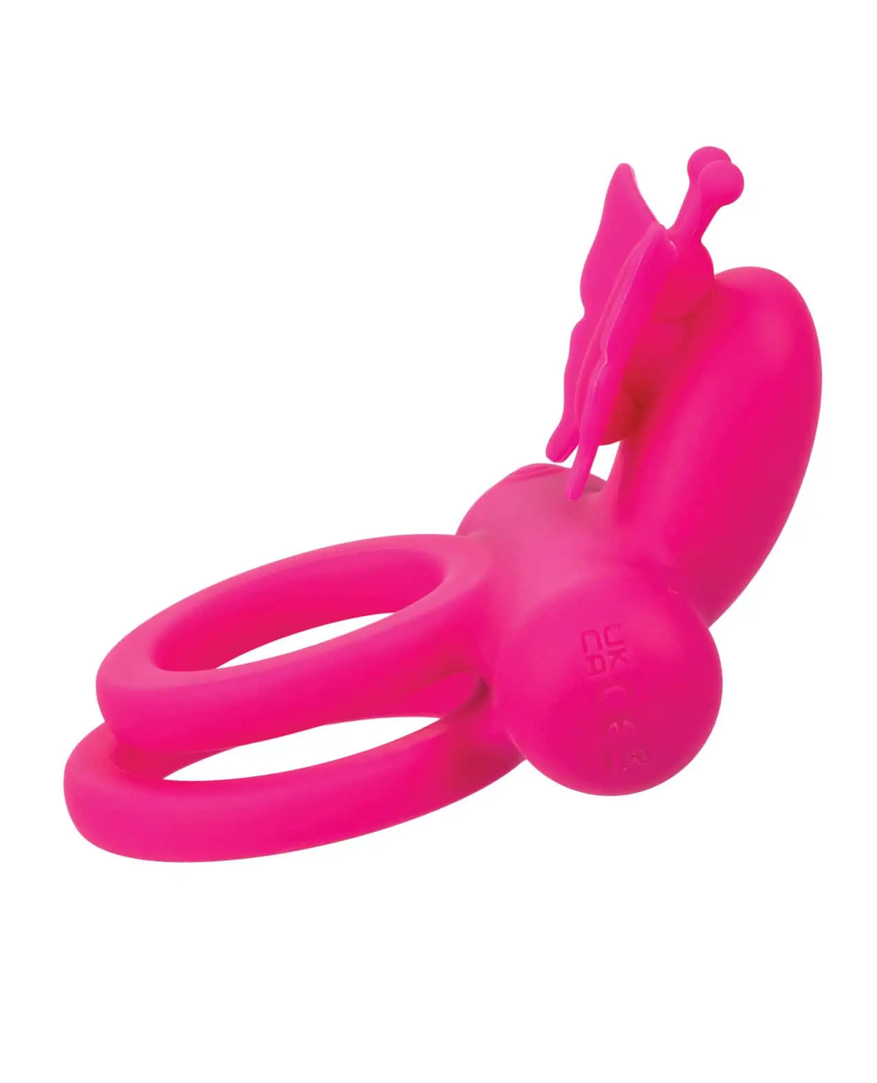 Silicone Rechargeable Butterfly Dual Ring - Image 4