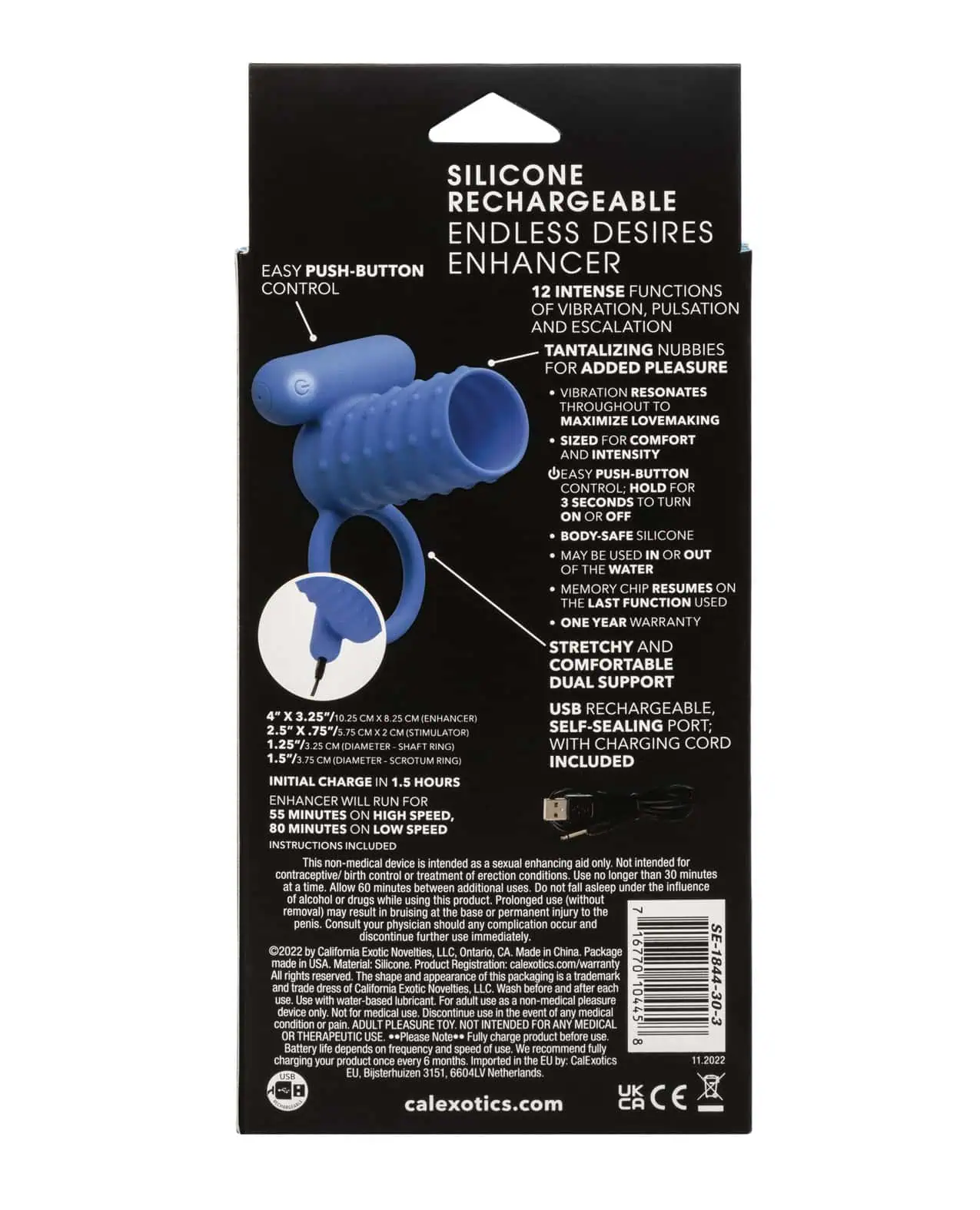 Silicone Rechargeable Endless Desires Enhancer - Image 2
