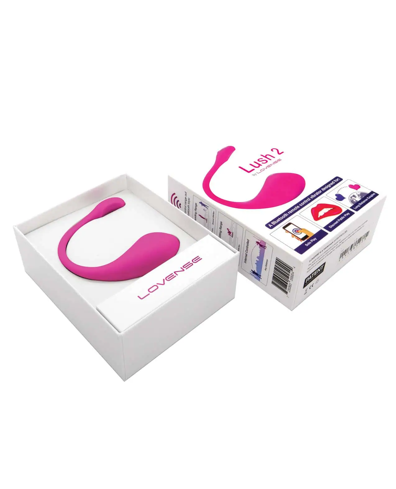 Lovense Lush 2.0 Sound Activated Vibrator - Pink - Image 4