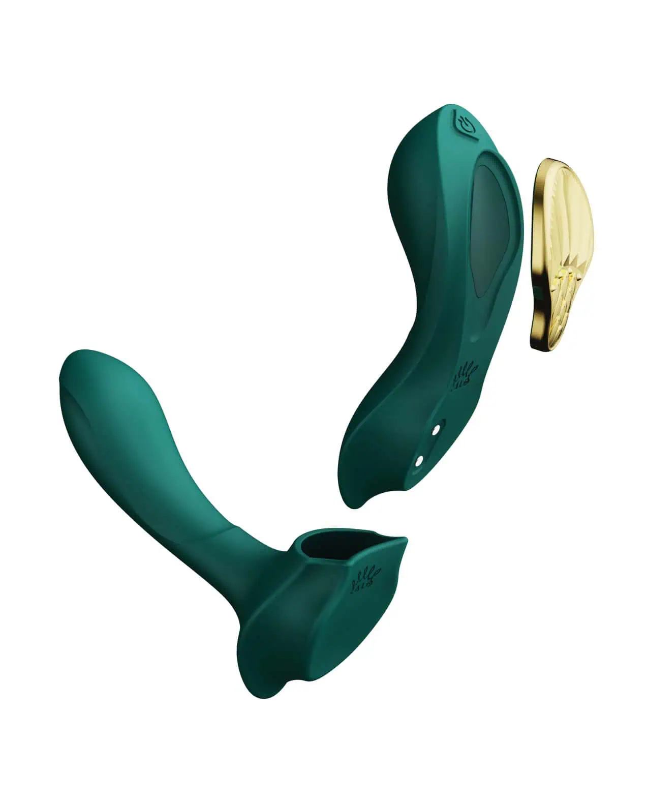 ZALO Aya Wearable Vibrator w/Remote - Turquoise Green - Image 4