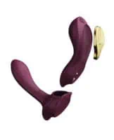 ZALO Aya Wearable Vibrator w/Remote - Velvet Purple - Image 4
