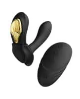 ZALO Aya Wearable Vibrator w/Remote - Obsidian Black - Image 1
