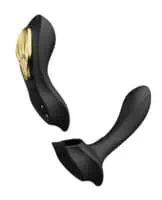 ZALO Aya Wearable Vibrator w/Remote - Obsidian Black - Image 3