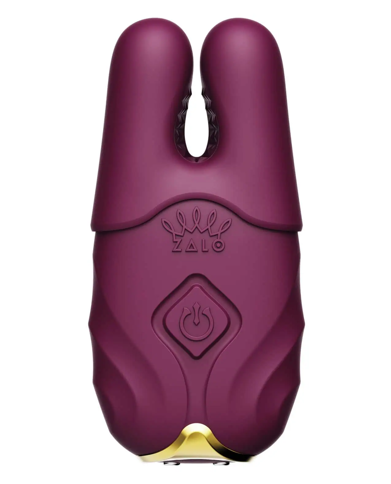 Zalo Nave Vibrating Nipple Clamps - Velvet Purple - Image 4