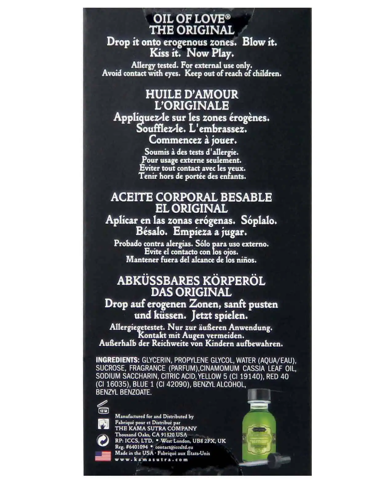 Kama Sutra Oil of Love - .75 oz Original - Image 3