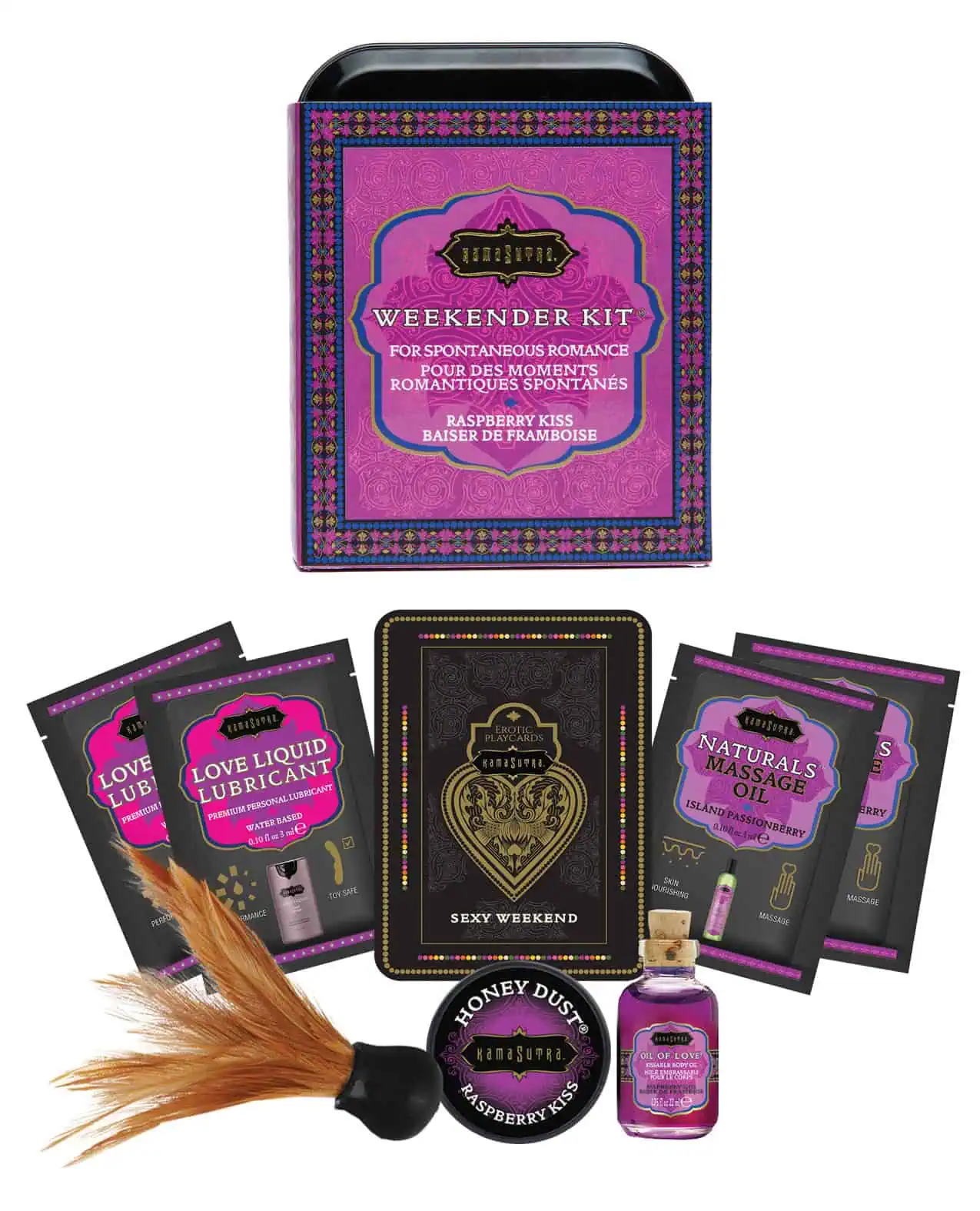 Kama Sutra The Weekender Kit - Raspberry Kiss - Featured Image