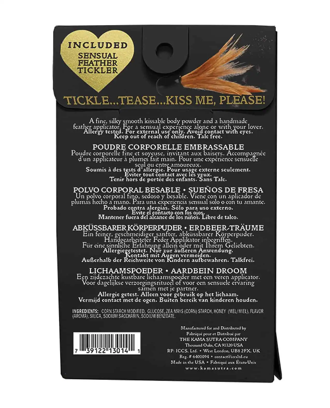 Kama Sutra Honey Dust - 1 oz Raspberry Kiss - Image 3