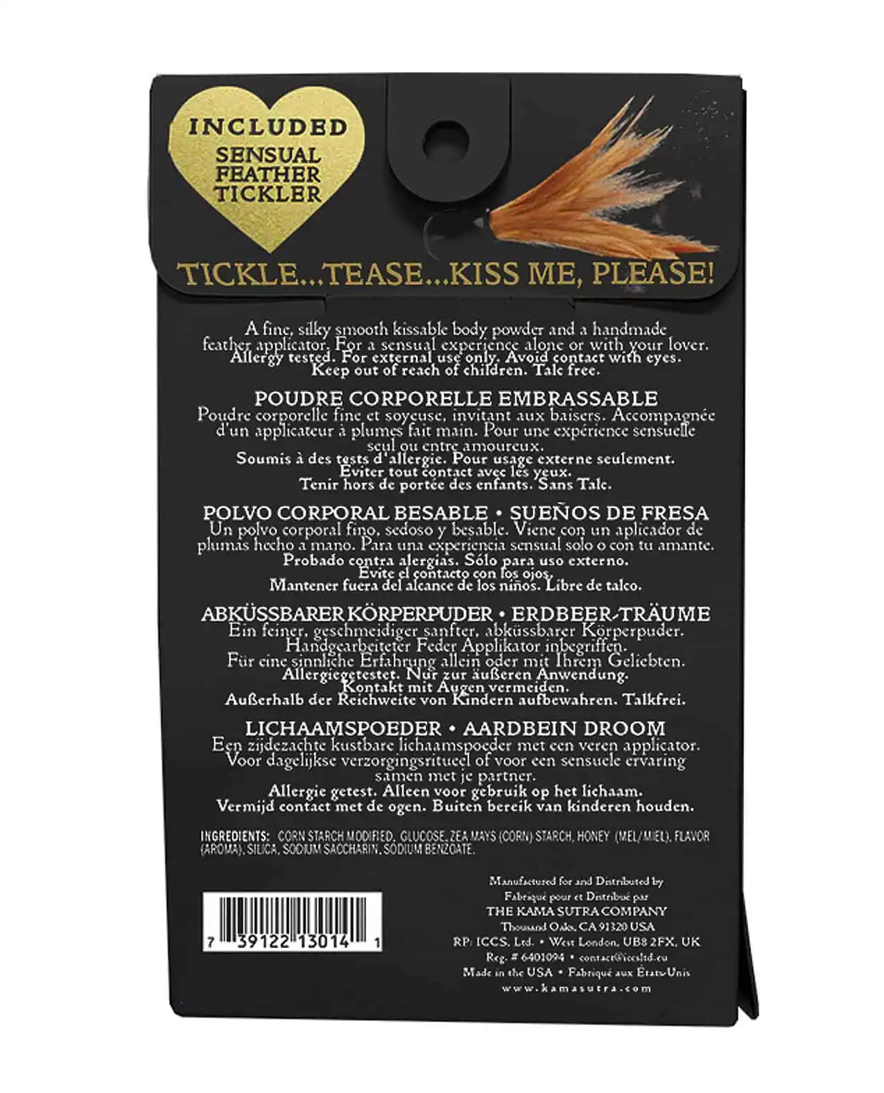 Kama Sutra Honey Dust - 1 oz Strawberry Dreams - Image 3