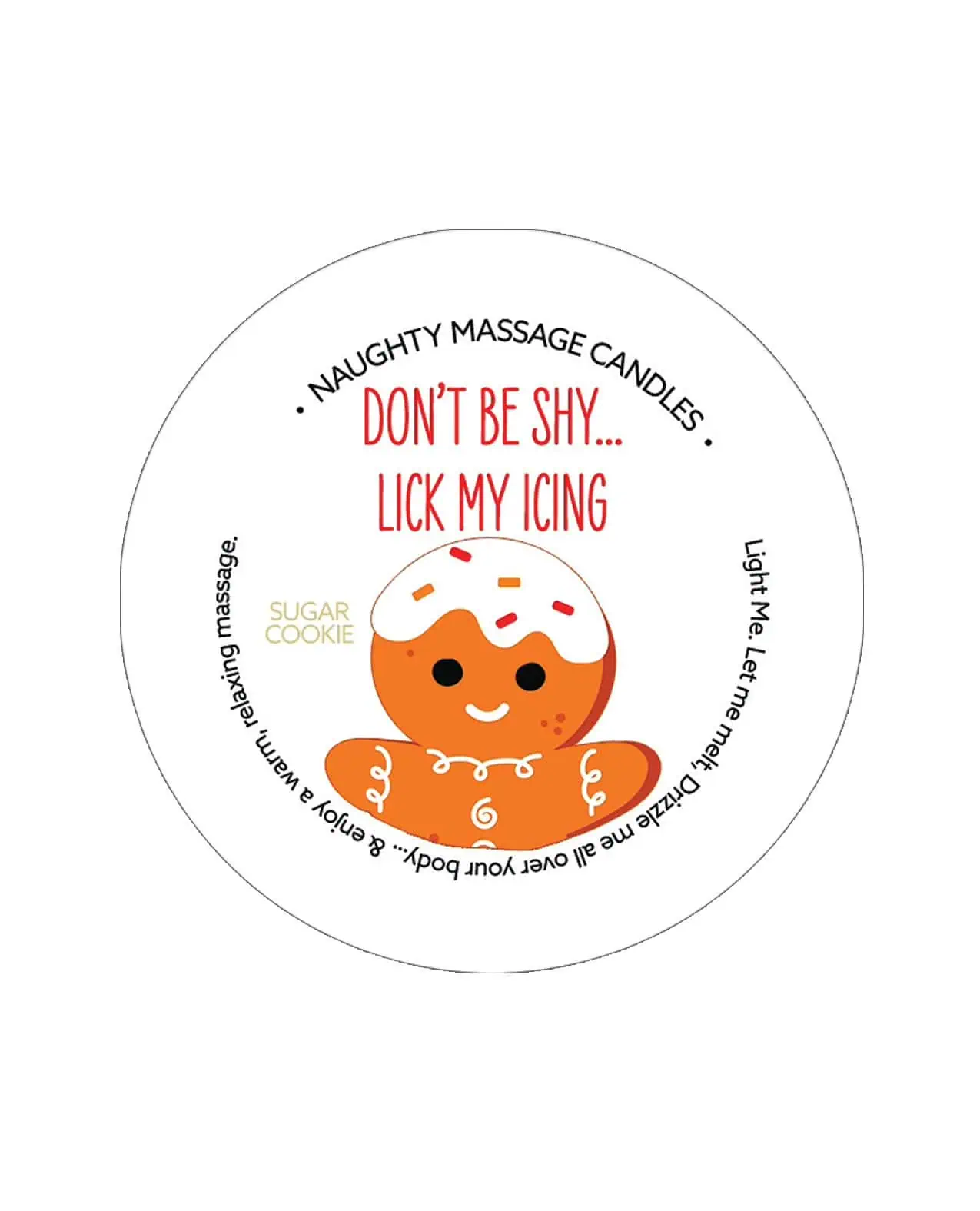 Kama Sutra Mini Massage Holiday Candle - 1.7 oz Lick My Icing - Featured Image