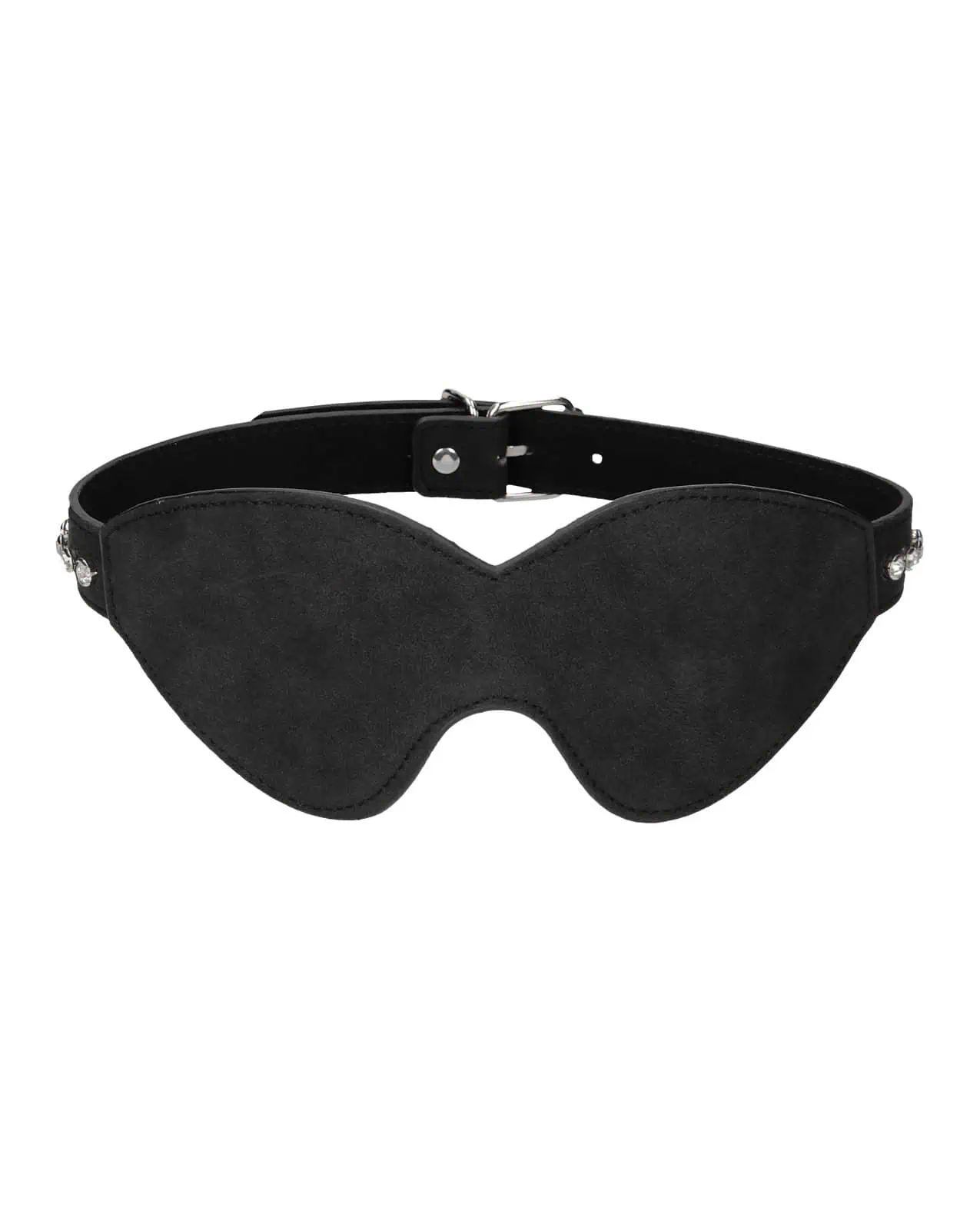 Shots Ouch Diamond Studded Eye Mask - Black - Image 3