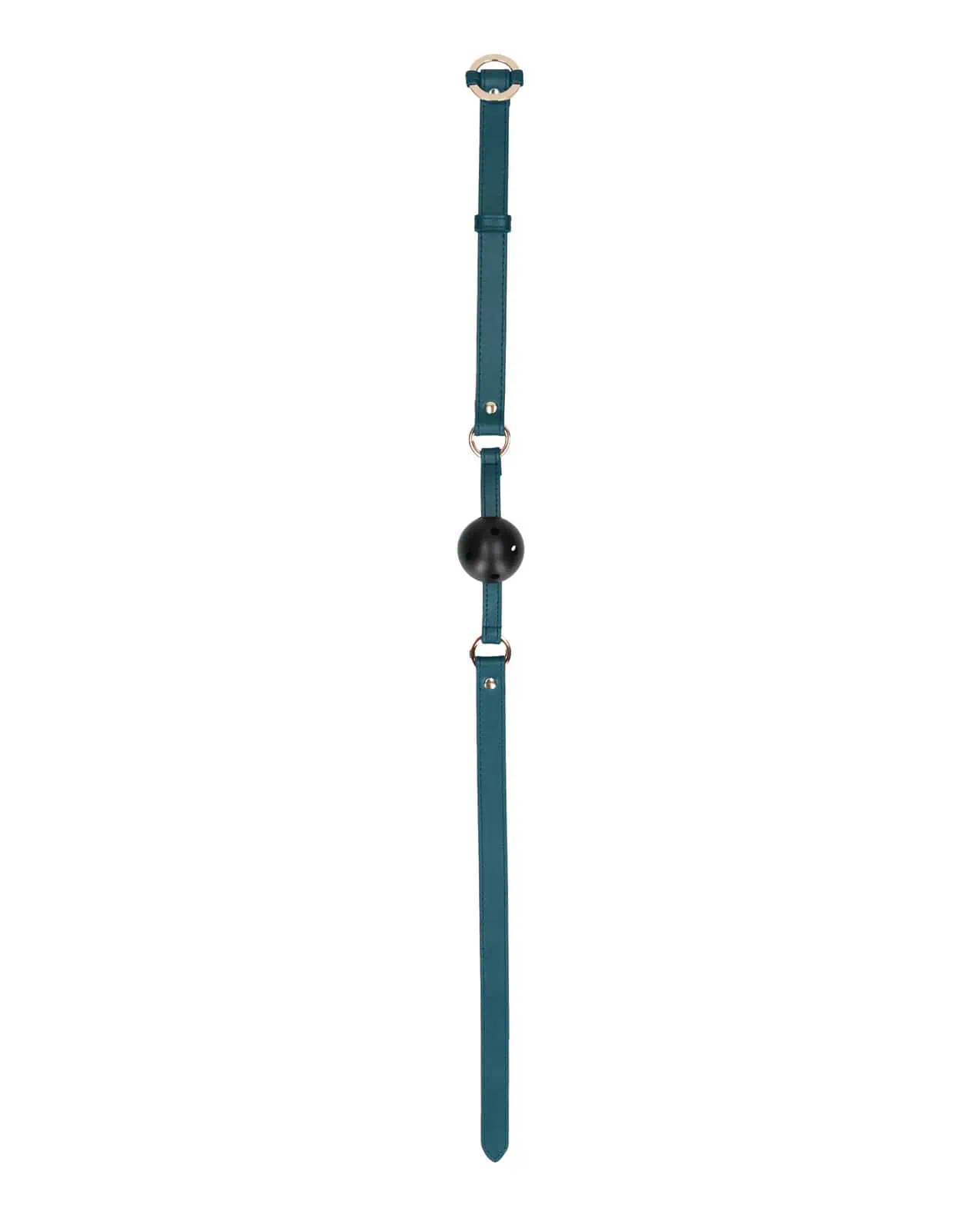 Shots Ouch Halo Breathable Ball Gag - Green - Image 4