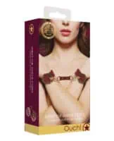 Shots Ouch Halo Wrist or Ankle Cuffs - Burgundy - Image 1