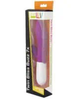 GigaLuv Twin Bliss Buzz - 7 Functions Purple - Image 2