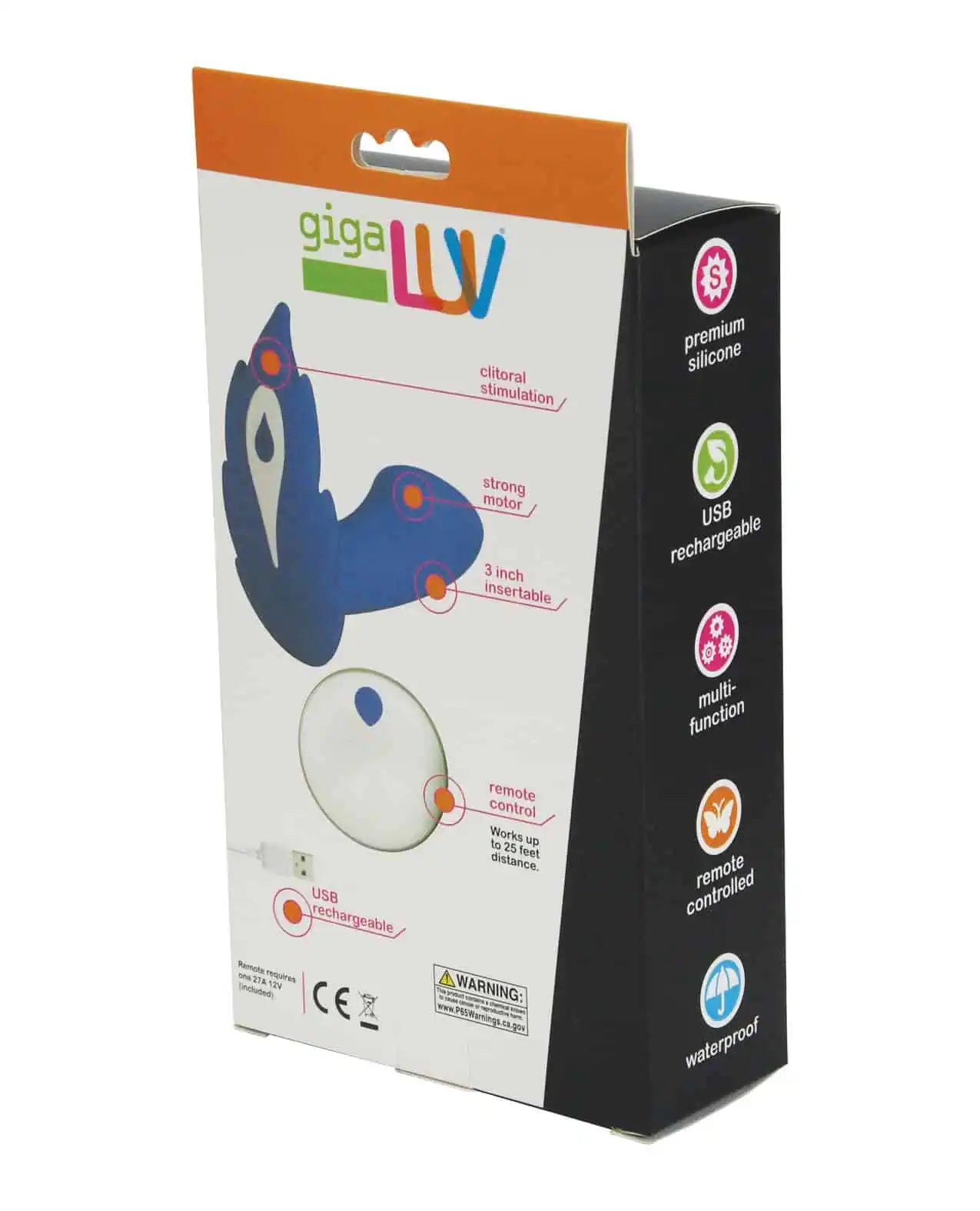 GigaLuv Deep Secret Remote - Blue - Image 4