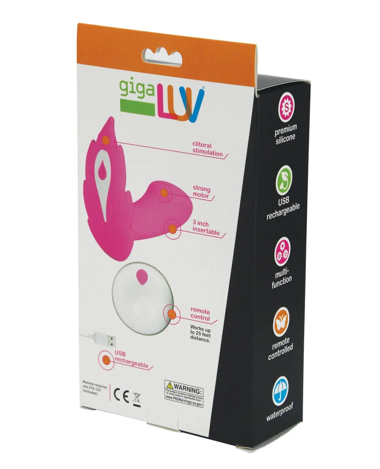GigaLuv Deep Secret Remote - Pink - Image 4