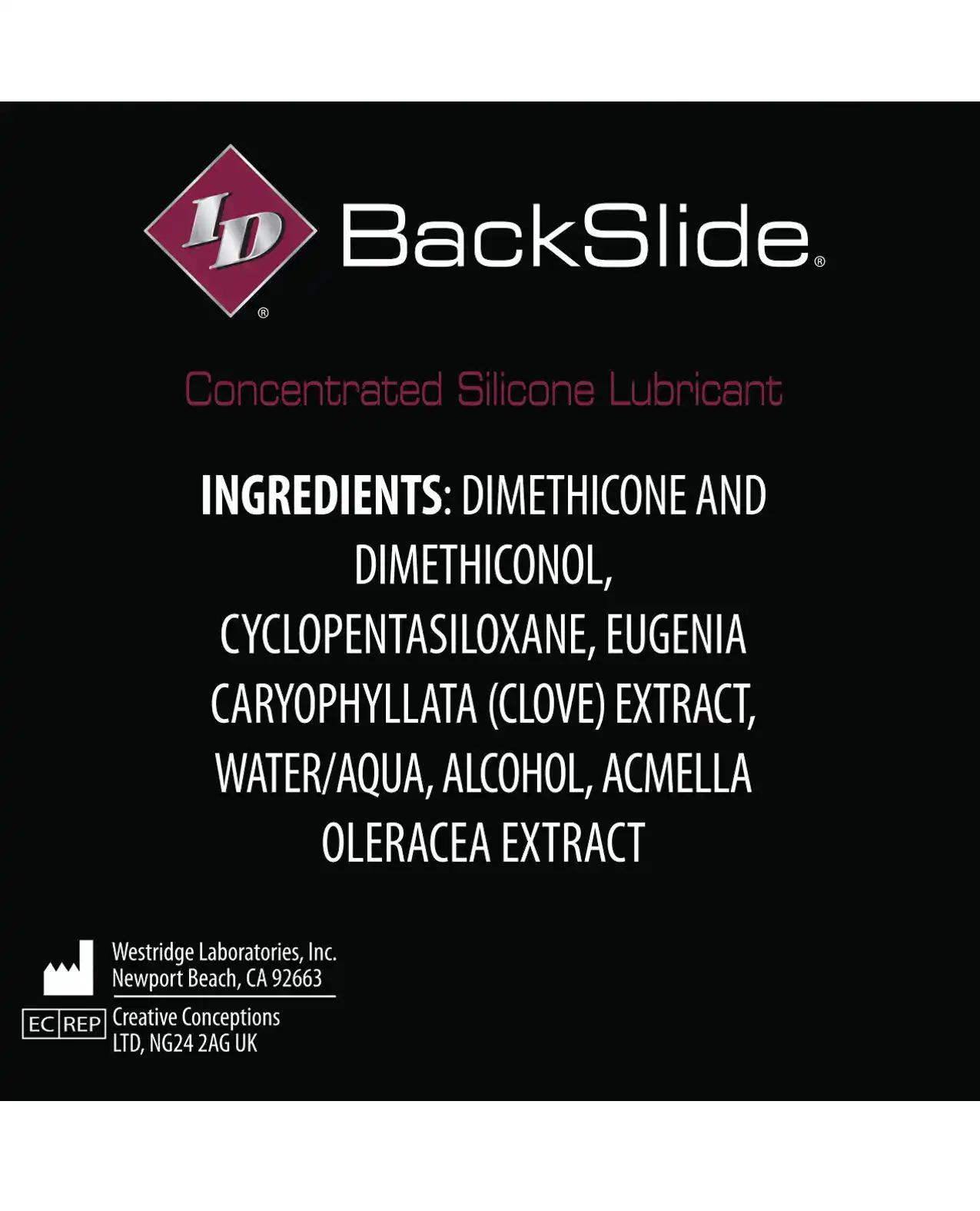 ID Backslide Anal Lubricant 2.2 oz - Image 2