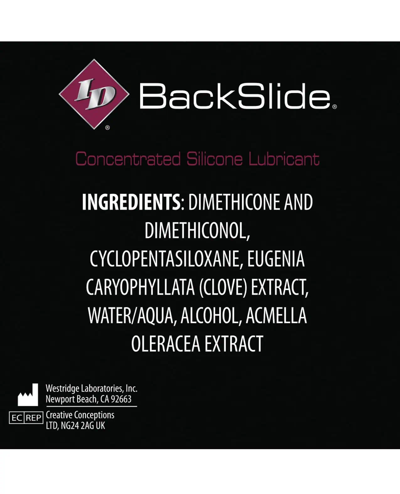 ID Backslide Anal Lubricant - 4.4 oz - Image 3