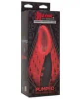 Kink Pumped Rechargeable Automatic Vibrating Pussy Pump - Black/Red - Image 3