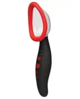 Kink Pumped Rechargeable Automatic Vibrating Pussy Pump - Black/Red - Image 4